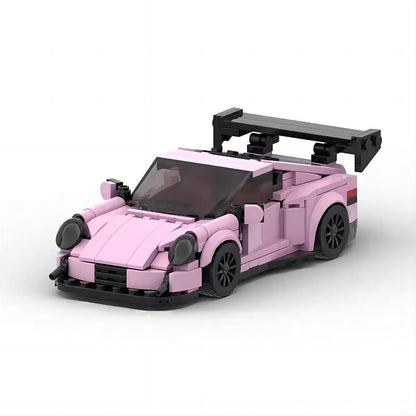 German GT3 Racing Sports Car MOC Building Kit | 8-Stud Vehicle Model - 8