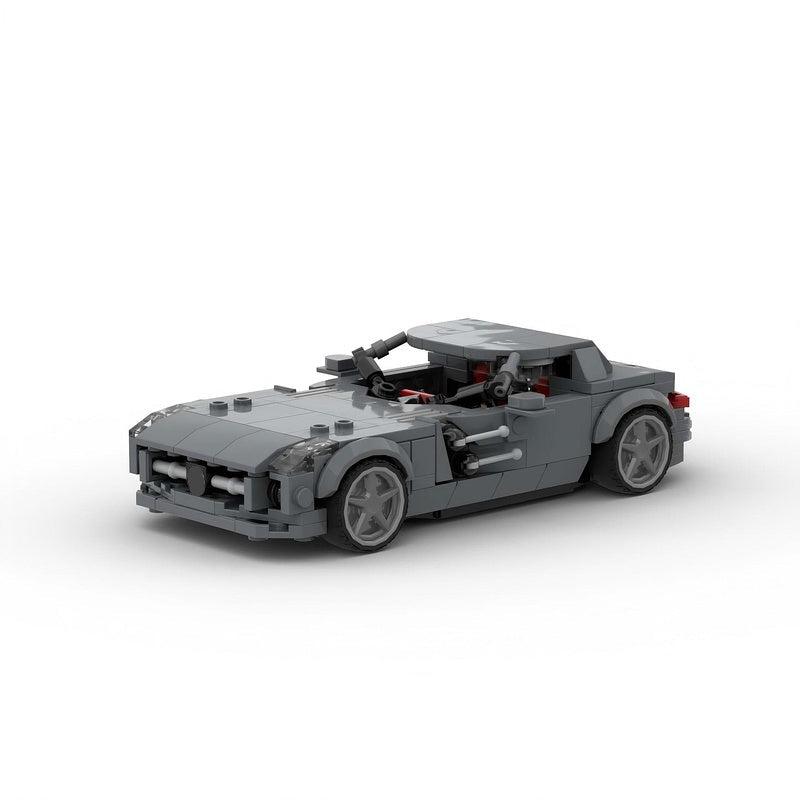 German Gullwing V8 Hybrid Supercar Building Kit | Compatible MOC - 1