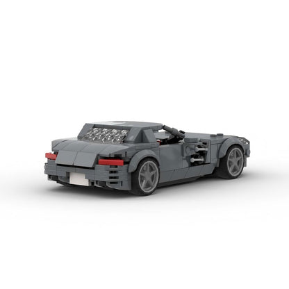 German Gullwing V8 Hybrid Supercar Building Kit | Compatible MOC - 4