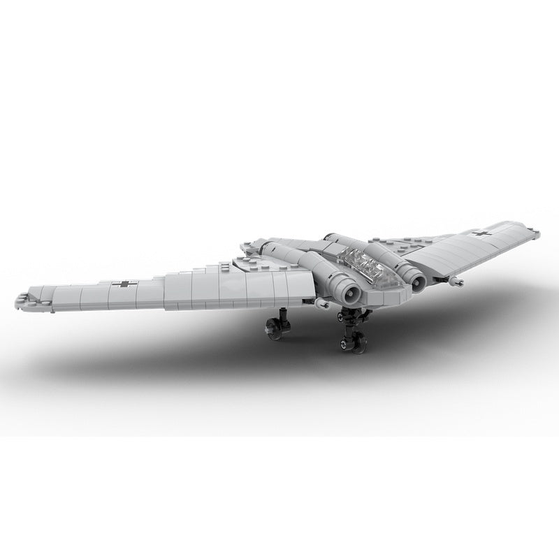 German Ho 229 Flying Wing Jet Aircraft MOC Building Kit - 1