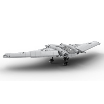 German Ho 229 Flying Wing Jet Aircraft MOC Building Kit - 1