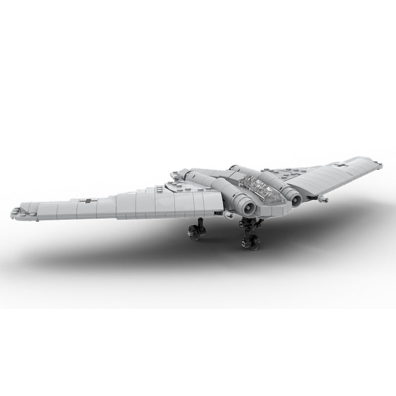 German Ho 229 Flying Wing Jet Aircraft MOC Building Kit - 2