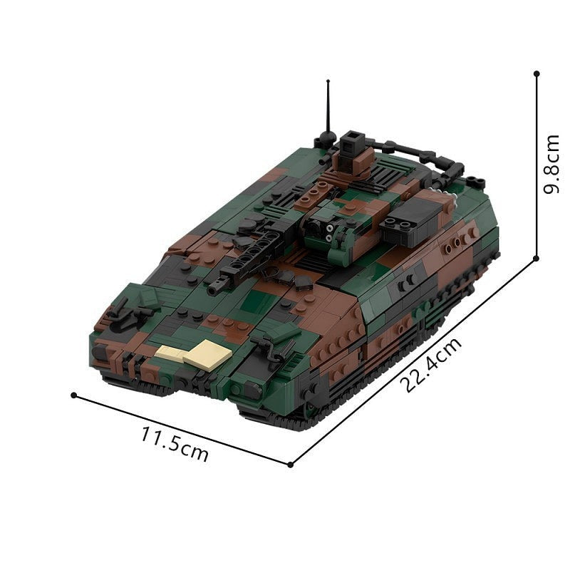 German IFV Puma MOC Building Kit | 1:35 Scale Armored Vehicle Model - 4