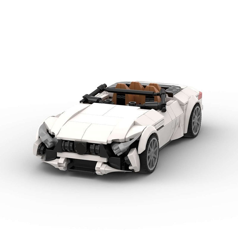 German Luxury Convertible V8 Roadster MOC Building Kit | Supercar Model - 2