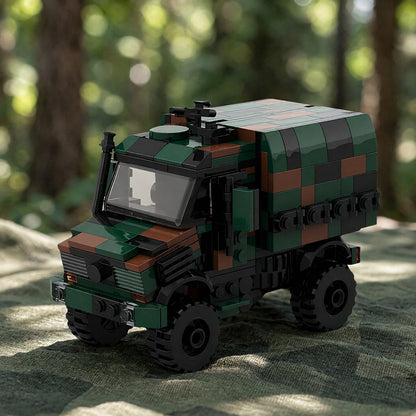 German U1300 Military 4x4 Utility Truck MOC Building Kit - 1