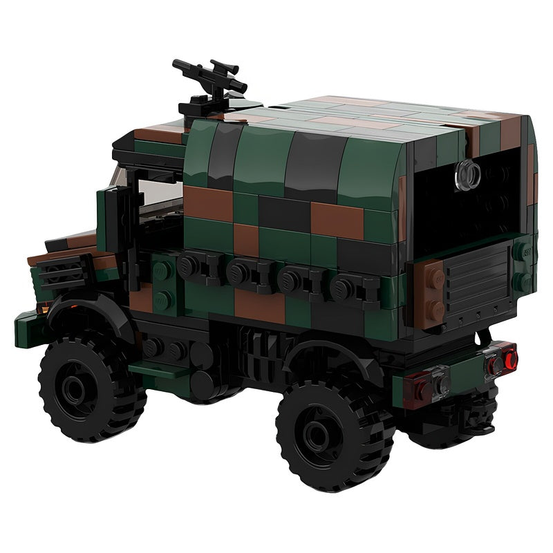 German U1300 Military 4x4 Utility Truck MOC Building Kit - 2