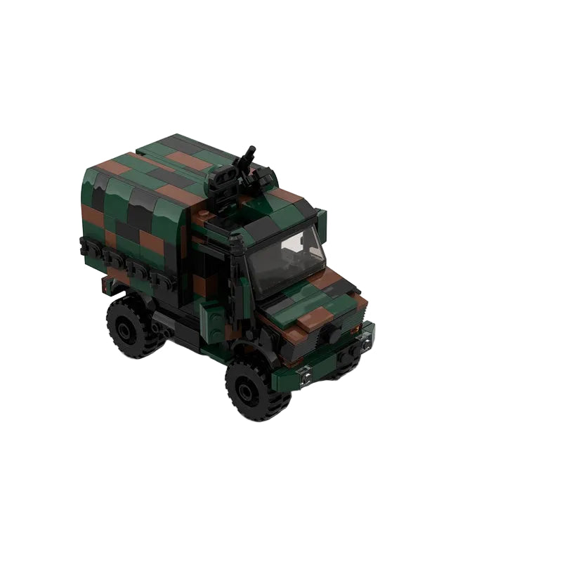 German U1300 Military 4x4 Utility Truck MOC Building Kit - 5