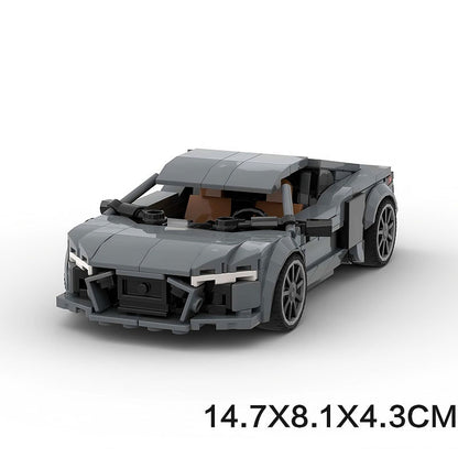 German V10 Super Sports Coupe Hypercar Building Kit | LEGO-Compatible MOC - 6