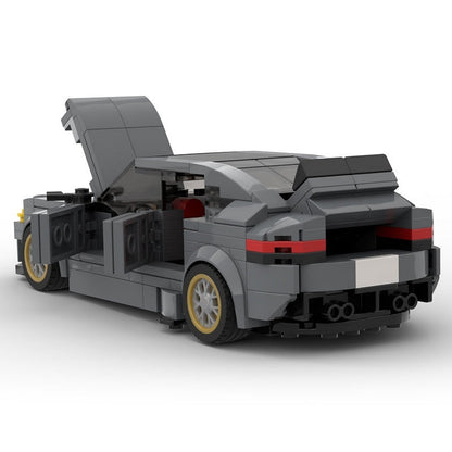 German V8 Sport Sedan MOC Vehicle Building Kit | Performance Car Design - 3