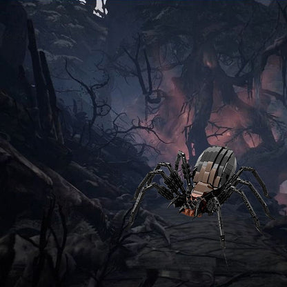 Giant Shadow Spider MOC Monster Model Building Kit | Dark Fantasy Lair - 4