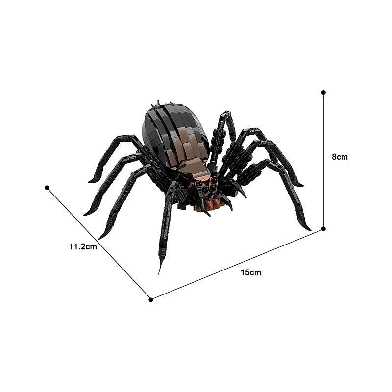 Giant Shadow Spider MOC Monster Model Building Kit | Dark Fantasy Lair - 5