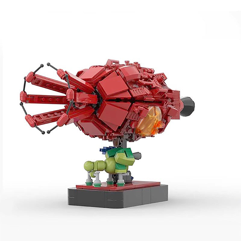 Giant Space Mining Ship Building Kit | LEGO-Compatible MOC - 1