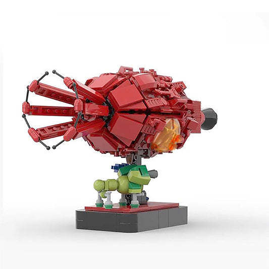 Giant Space Mining Ship Building Kit | LEGO-Compatible MOC - 1