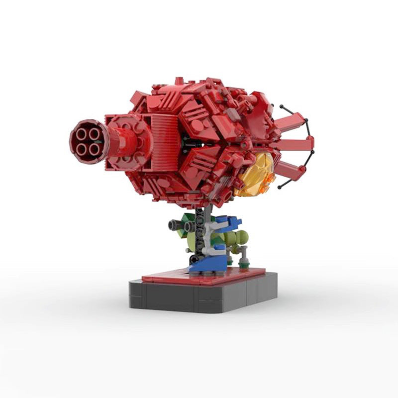 Giant Space Mining Ship Building Kit | LEGO-Compatible MOC - 2