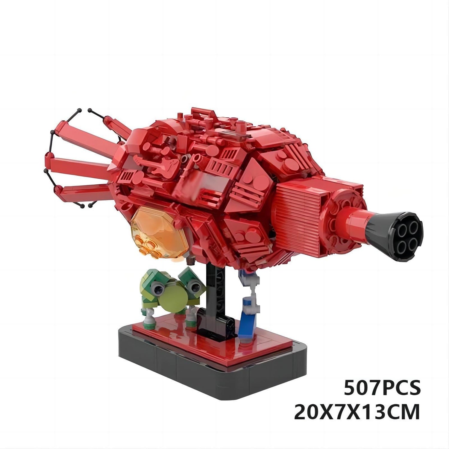 Giant Space Mining Ship Building Kit | LEGO-Compatible MOC - 5
