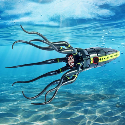 Giant Squid MOC Building Kit | Sea Animal Ocean Creature Model - 4