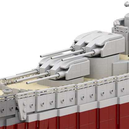 Gneisenau Battleship MOC Building Kit | Historic Warship Model - 3