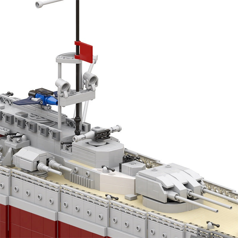 Gneisenau Battleship MOC Building Kit | Historic Warship Model - 4