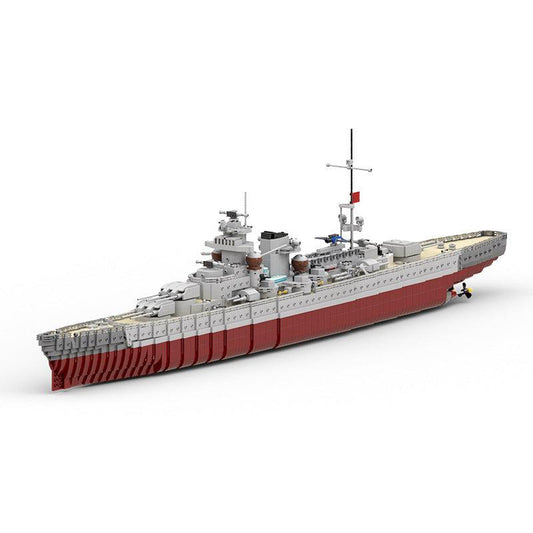 Gneisenau Battleship of the Kriegsmarine Building Kit | LEGO-Compatible MOC - 1