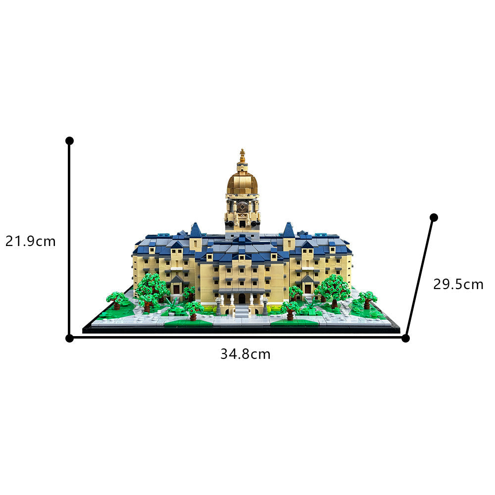 Golden Dome Building Kit | University of Notre Dame | LEGO-Compatible MOC - 4