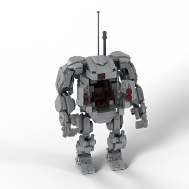 Golem Hardsuit Mk2 MOC Building Kit | Armored Mecha Robot Figure Model - 1