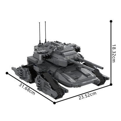 Goliath Futuristic Tank MOC Building Kit | Advanced Armored Vehicle - 5