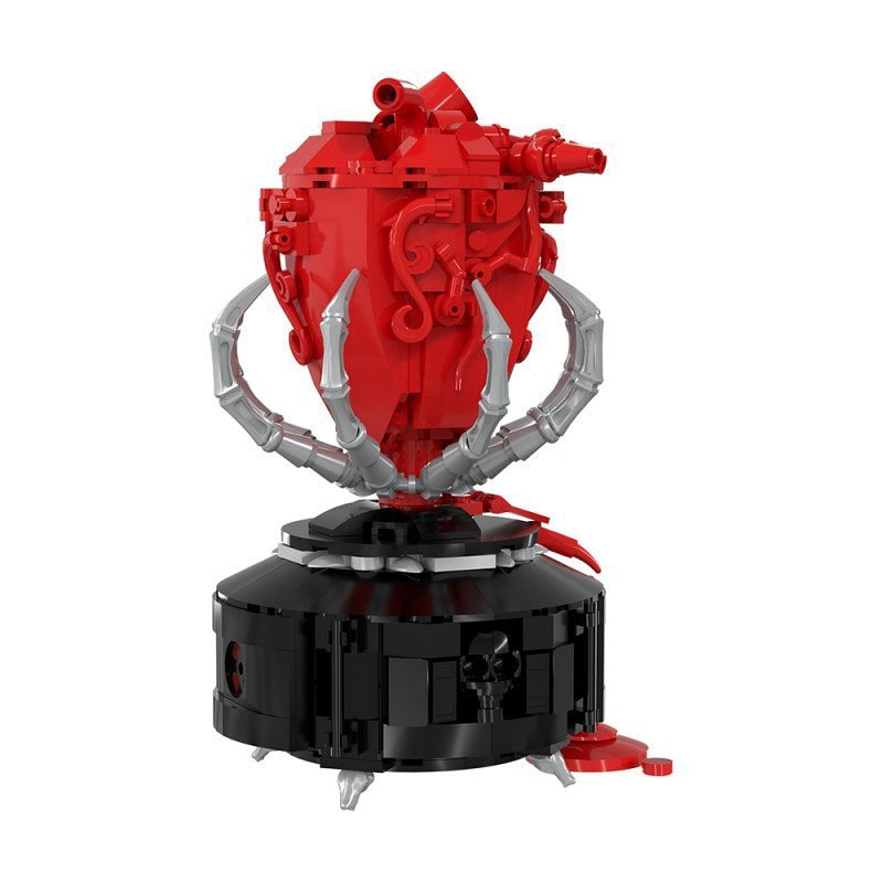 Gothic Anatomical Heart MOC Building Kit | Dark Horror Display Model - 4