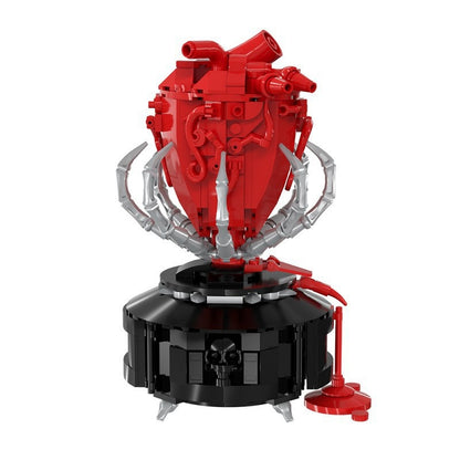 Gothic Anatomical Heart MOC Building Kit | Dark Horror Display Model - 5