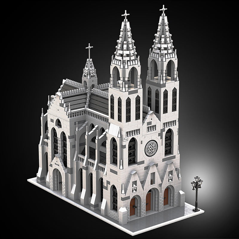 Gothic Cathedral MOC Building Kit | Medieval Architecture Model - 2