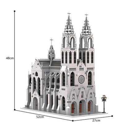 Gothic Cathedral MOC Building Kit | Medieval Architecture Model - 4