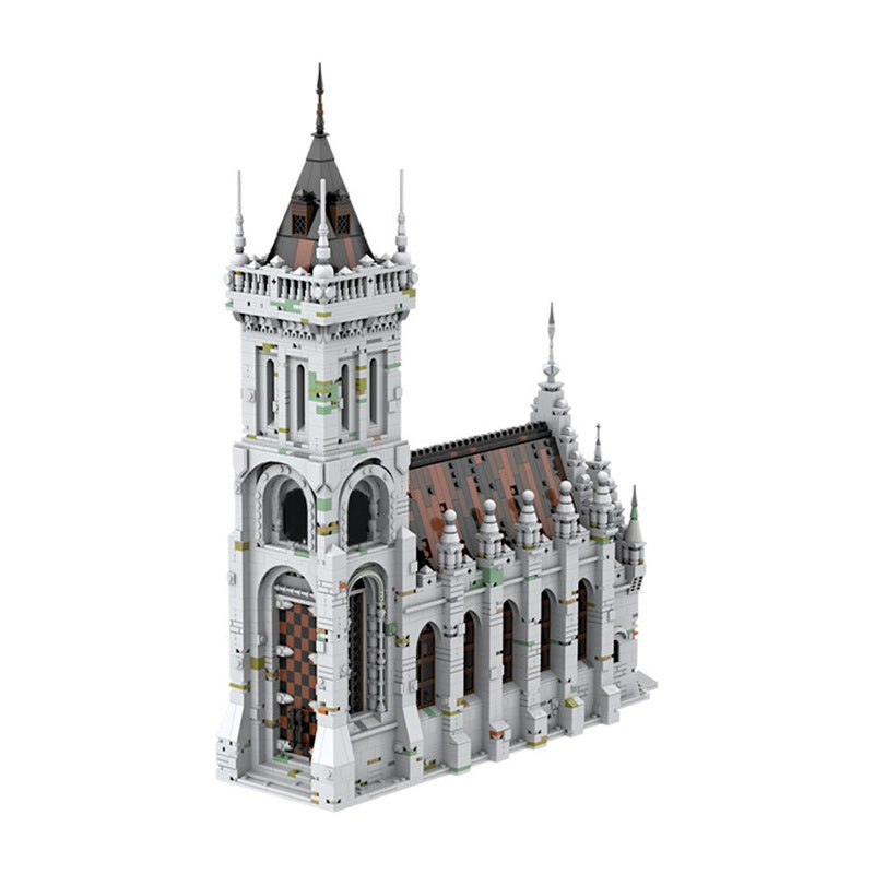 Gothic Church MOC Building Kit | Medieval Architecture Model - 1