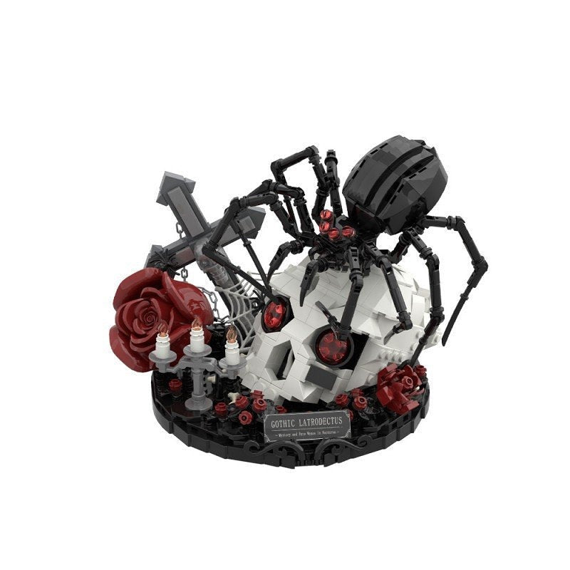 Gothic Flower Spider MOC Animal Model Building Kit | Fantasy Creature - 1