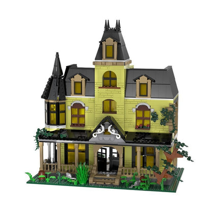 Gothic Haunted Manor MOC Building Kit | Theme Park Ghost House Model - 5