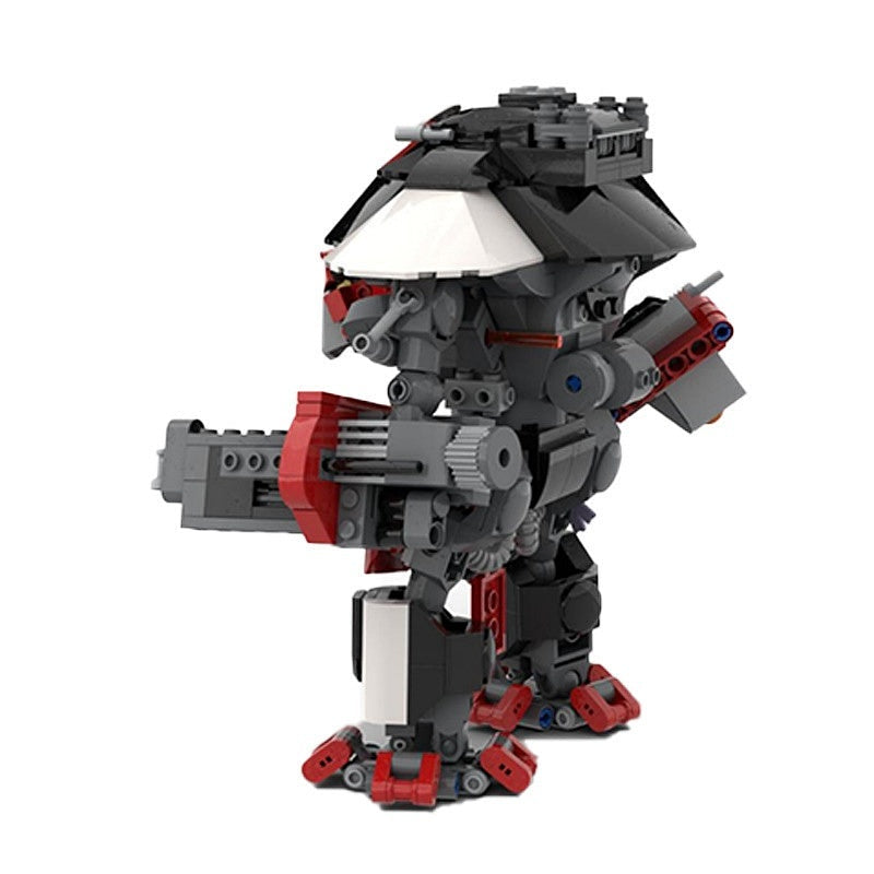 Gothic Heavy Combat Walker MOC Mecha Building Kit | Grimdark Robot Model - 3