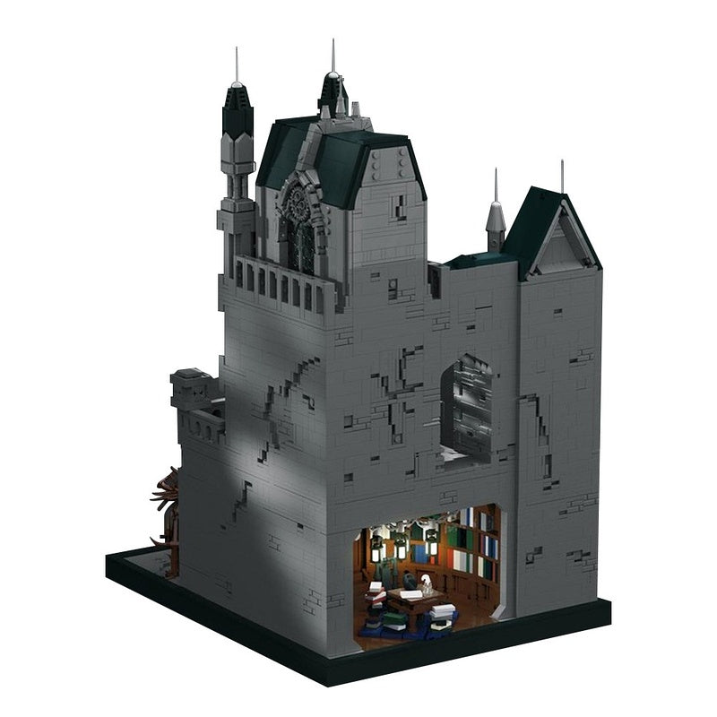 Gothic Plague City Diorama Haunted Victorian Street Building Kit | LEGO-Compatible MOC - 3