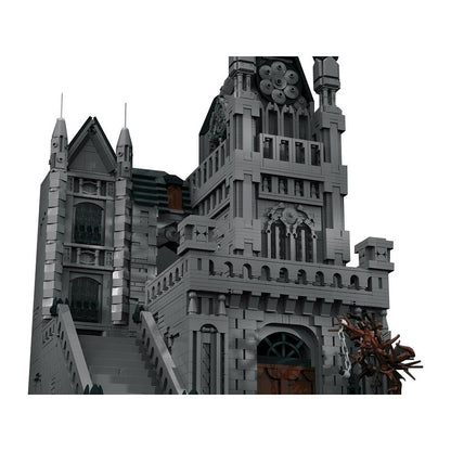 Gothic Plague City Diorama Haunted Victorian Street Building Kit | LEGO-Compatible MOC - 4