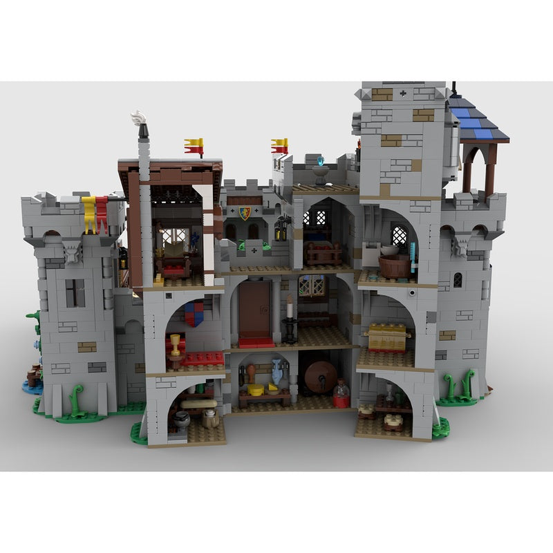 Grand Modular Medieval Castle Fortress MOC Building Kit - 5