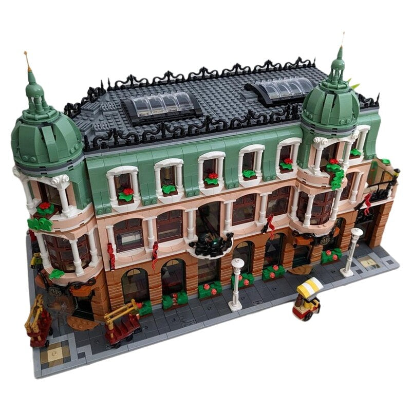 Grand Twin-Dome Boutique Hotel MOC Building Kit - 3