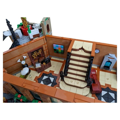 Grand Twin-Dome Boutique Hotel MOC Building Kit - 4