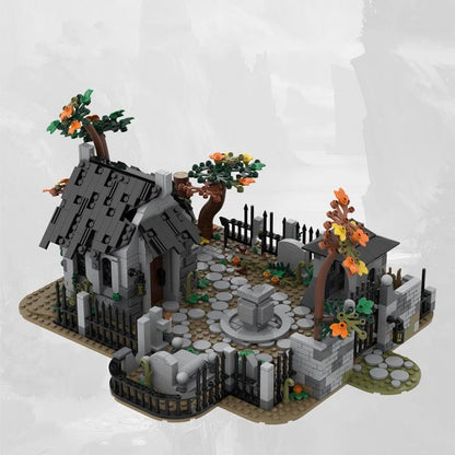 Graveyard Building Kit | LEGO-Compatible MOC - 2