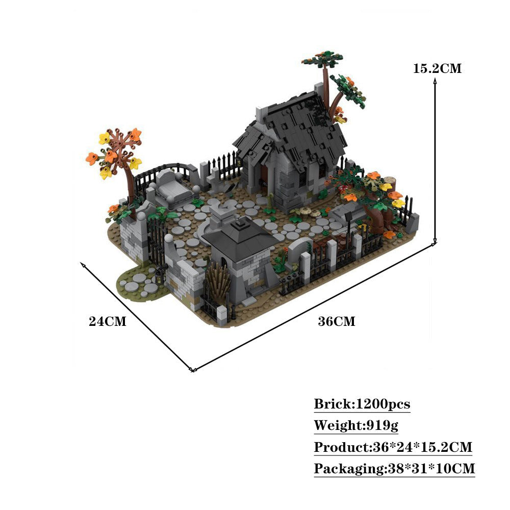 Graveyard Building Kit | LEGO-Compatible MOC - 4