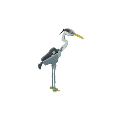 Gray heron Building Kit | Posable and elegant | LEGO-Compatible MOC - 1