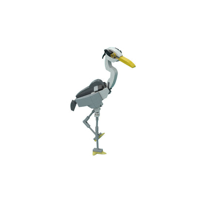 Gray heron Building Kit | Posable and elegant | LEGO-Compatible MOC - 5