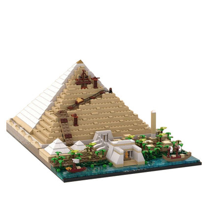 Great Pyramid of Giza Construction MOC Building Kit - 1
