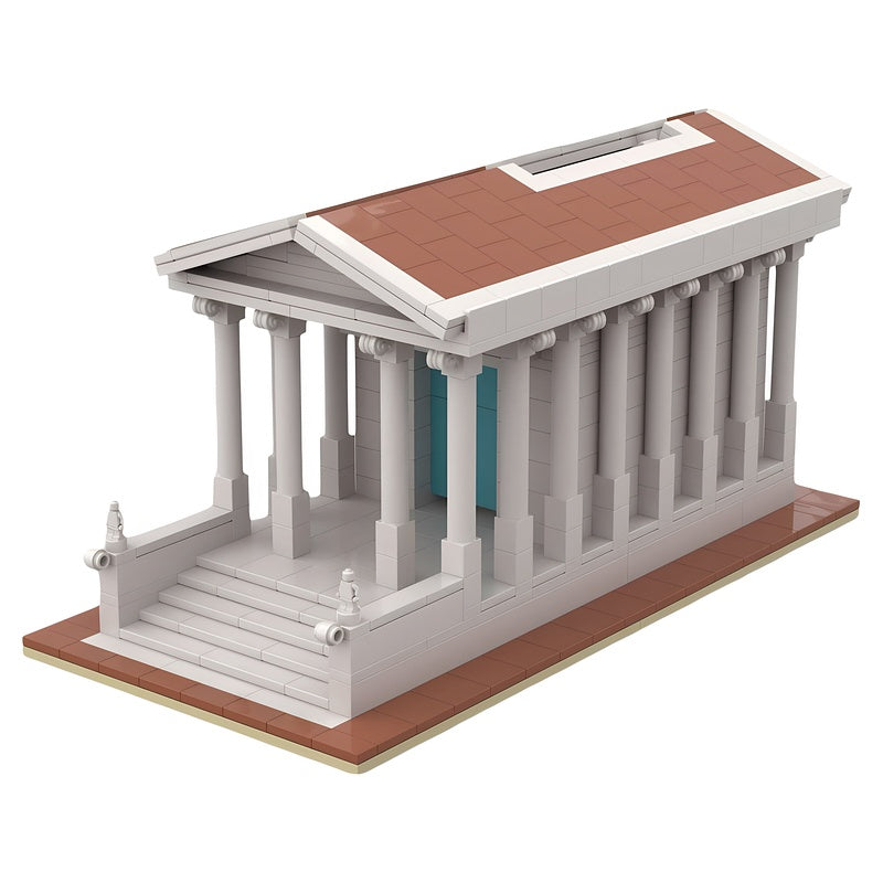 Greek-Inspired Fantasy Temple MOC Building Kit - 1