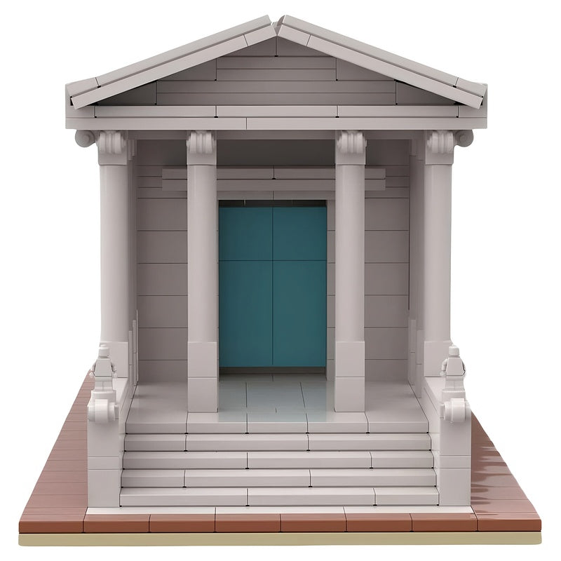 Greek-Inspired Fantasy Temple MOC Building Kit - 4