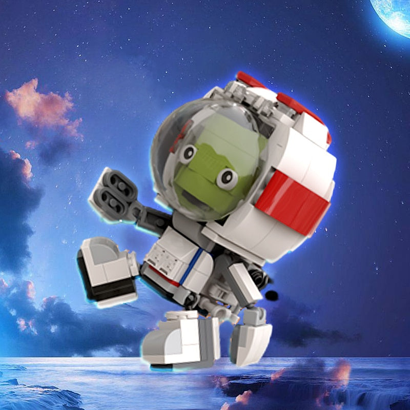 Green Space Explorer Character MOC Building Kit - 2