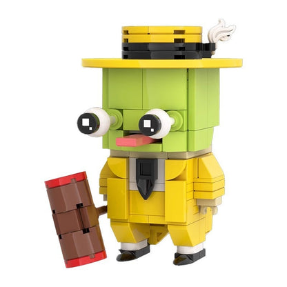 Green Trickster Mask BrickHeadz Building Kit | LEGO-Compatible MOC - 4