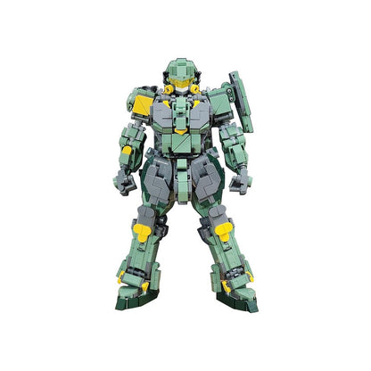Green Type 2 Mech MOC Building Kit | Futuristic Robot Armor Model - 3