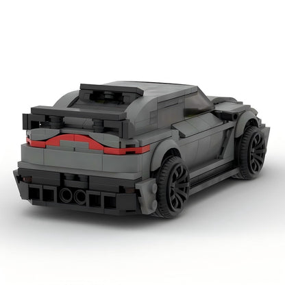 Grey Luxury Performance SUV Building Kit | LEGO-Compatible MOC - 3